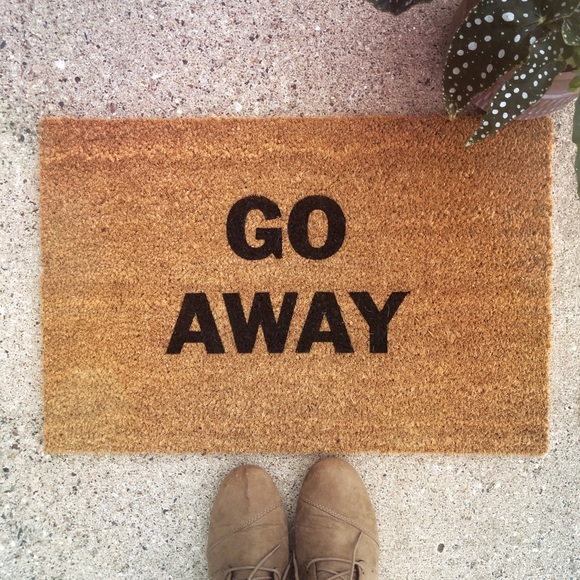 Accents Go Away Doormat Poshmark